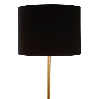 Sika White Marble and Gold Floor Lamp - Miola