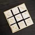 Churchill Games Cream and Black Bone Noughts & Crosses - Miola