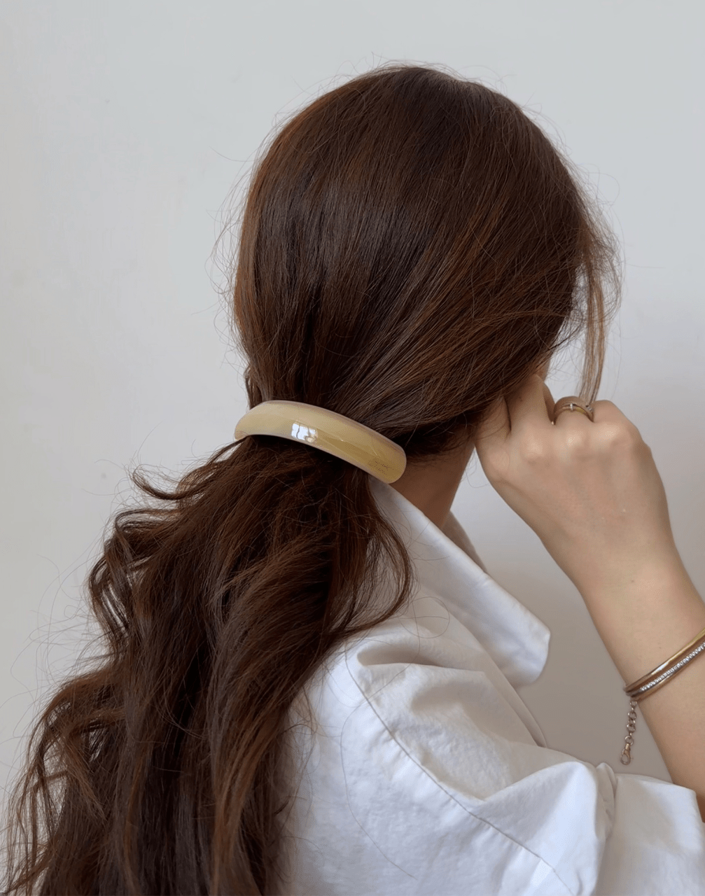 Hazel Barrette / Brown / Hair Barrette Clip - Miola