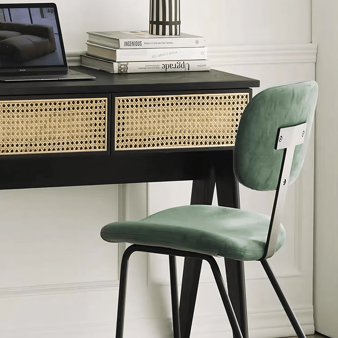 Lambeth Office Desk, Black - Miola