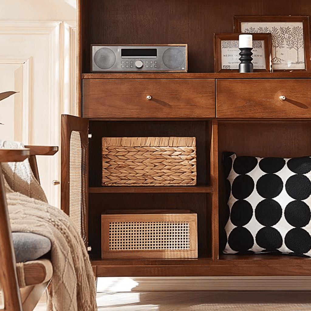 Ruby Tall Sideboard, Antique Sideboard - Miola