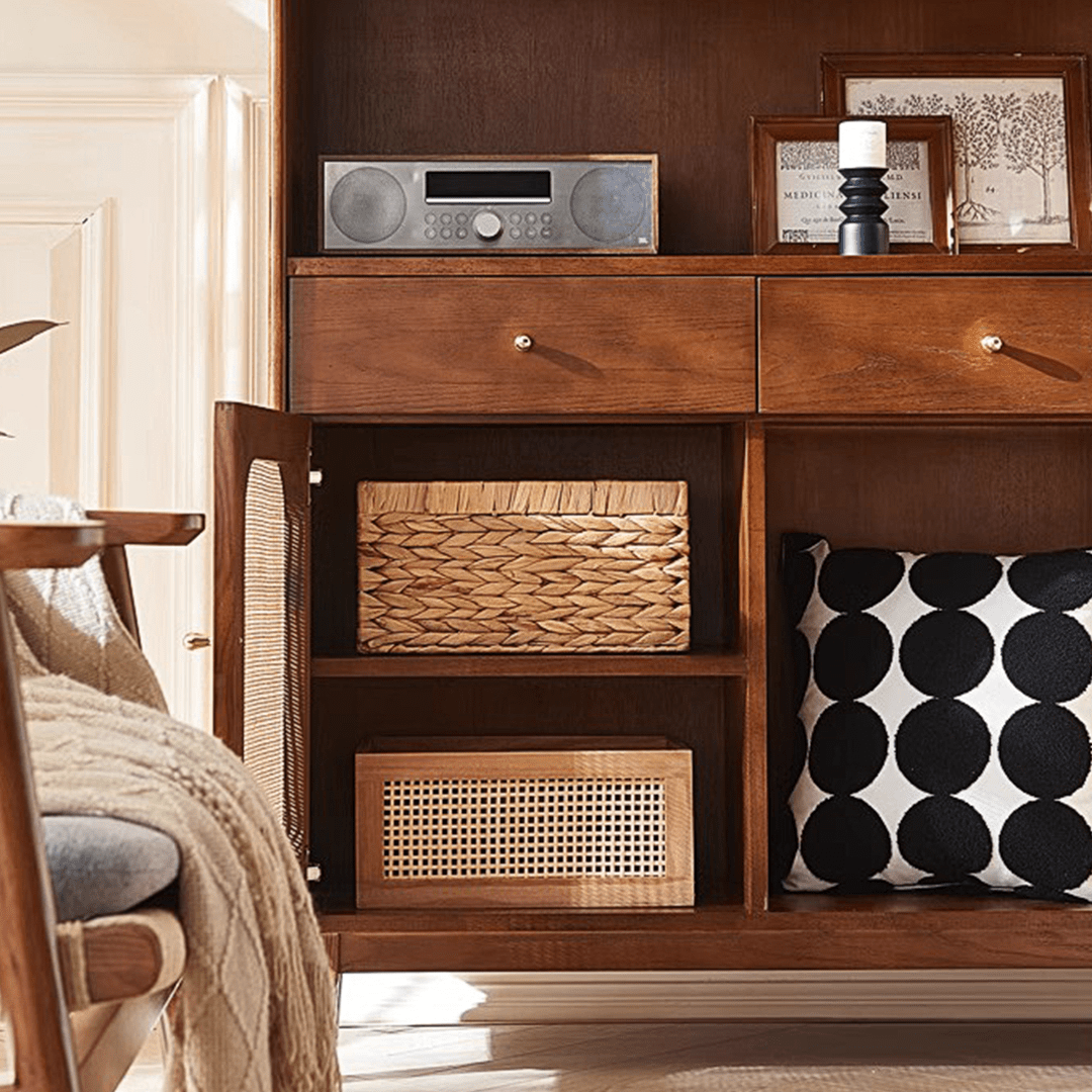 Ruby Tall Sideboard, Antique Sideboard - Miola