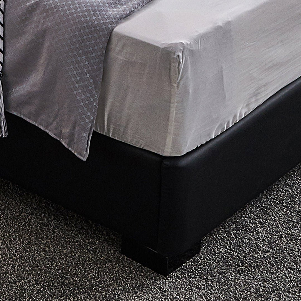Luca King Size Superking Size Bed, Leather - Miola
