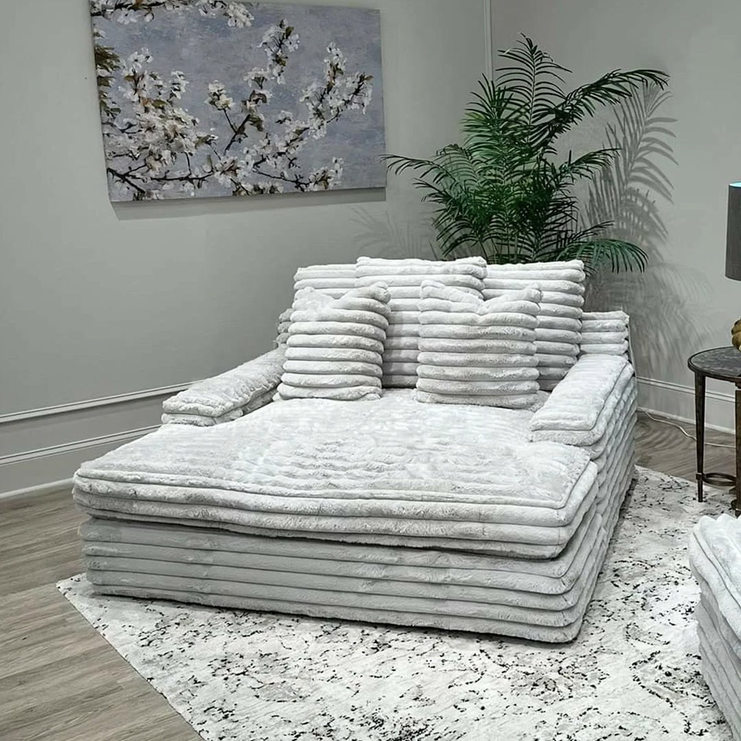 Echeverría Bean Bag Sofa, Day Bed Chaise, Armchair, Corduroy - Miola