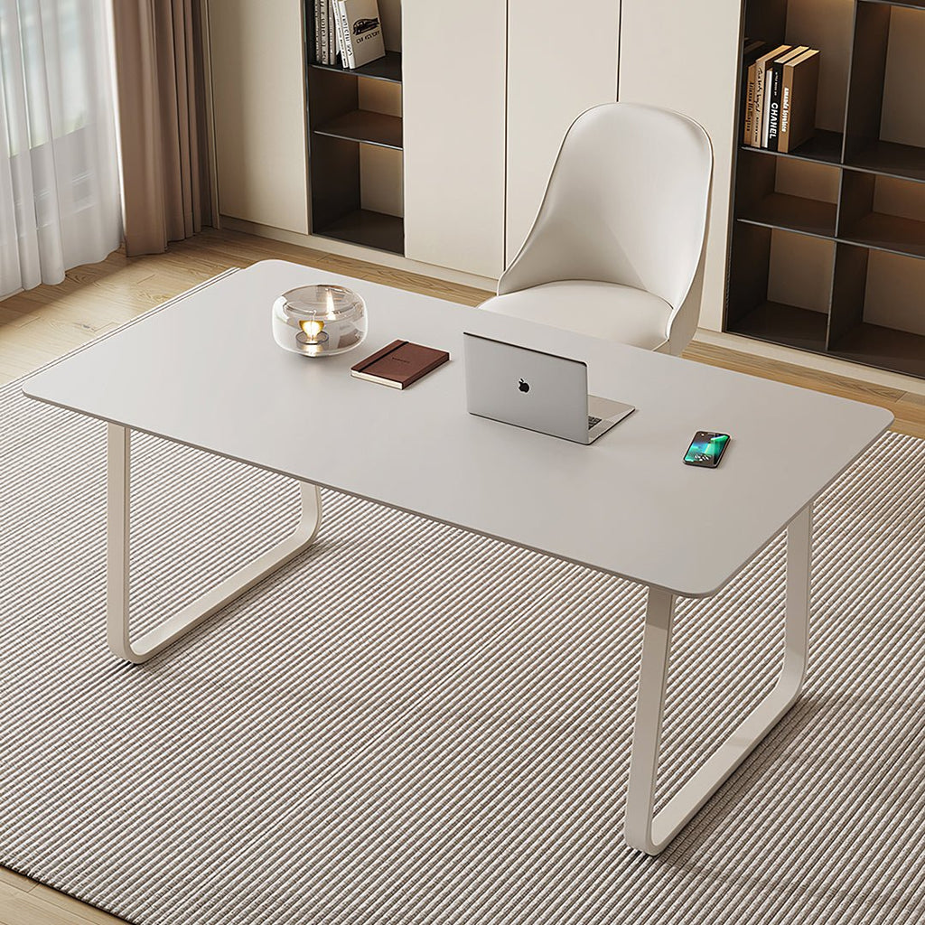Kwame Office Desk With Office Chair, White - Miola