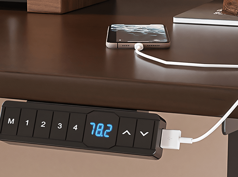 Smart Electric Standing Office Desk, Computer Corner Desk - Miola