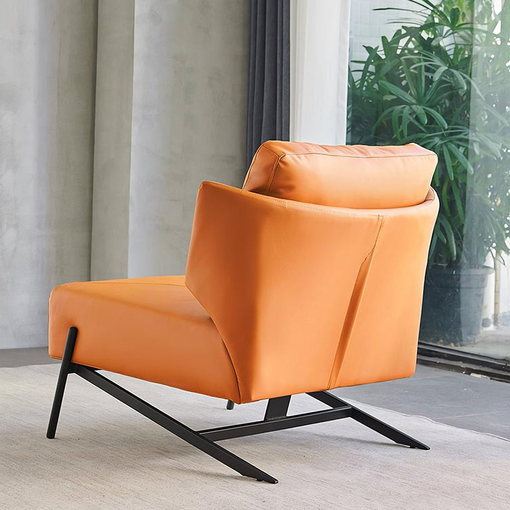 Karpov Tige Accent Leather Chair, Armchair, More Colours - Miola
