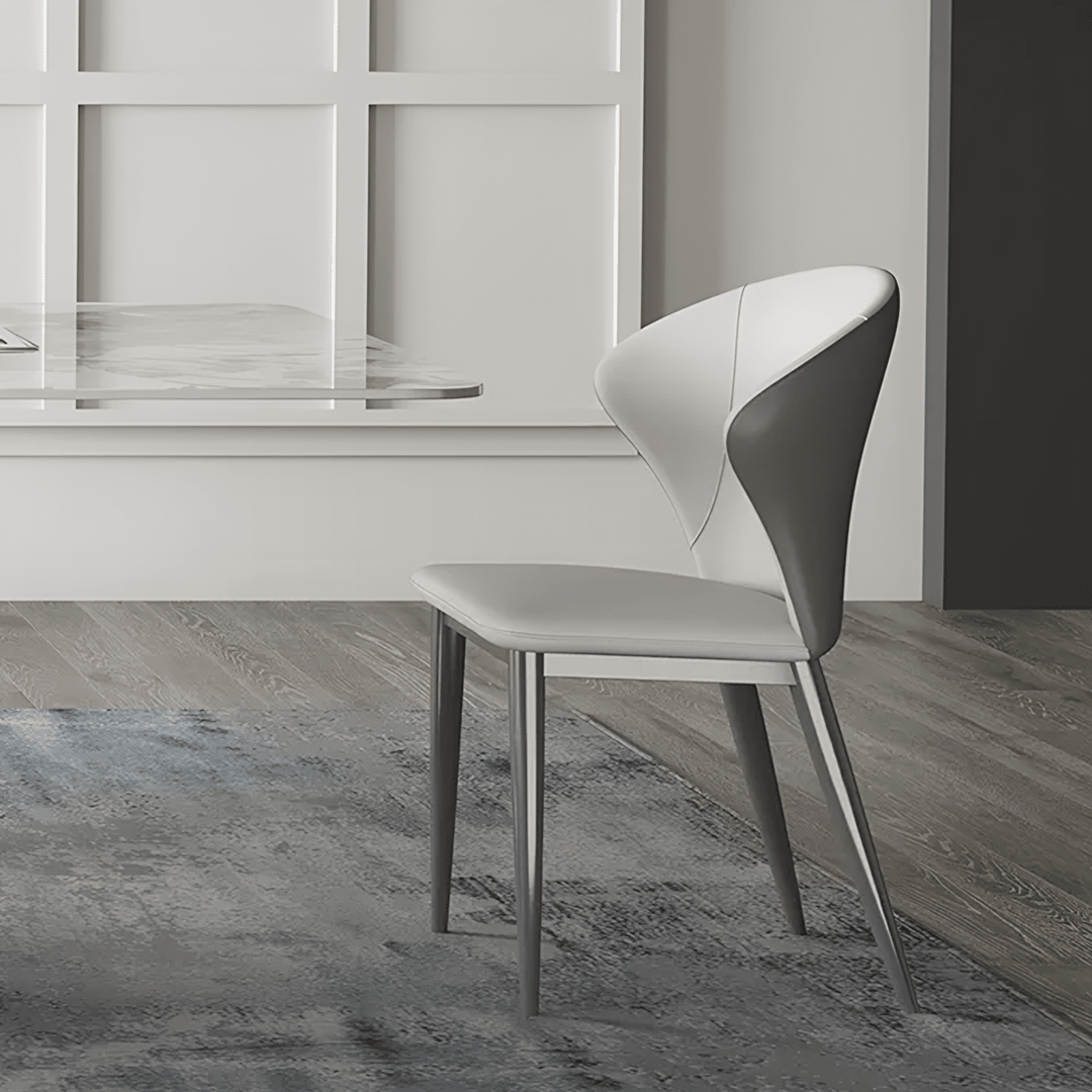 Vera Dining Table & Chairs, Sintered Stone, White - Miola