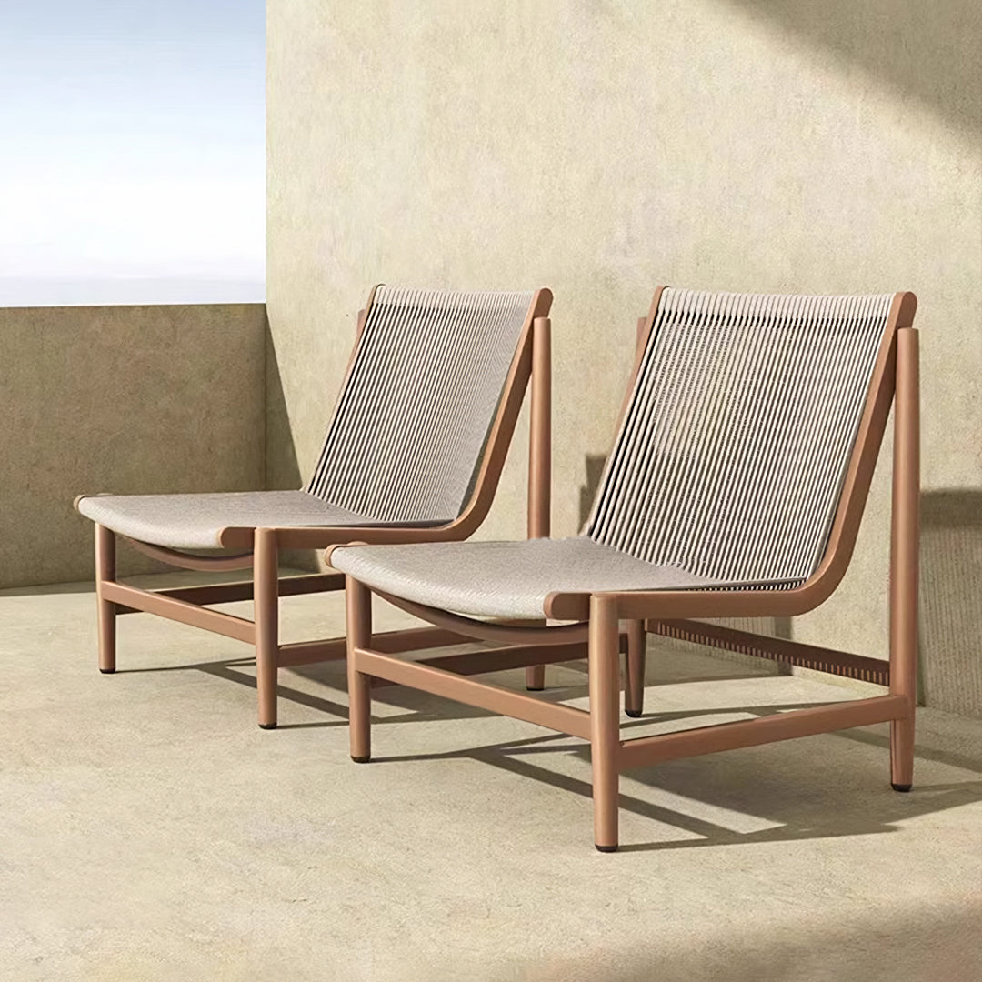 Lavoie Outdoor Lounge Chair With Footstool, Rattan