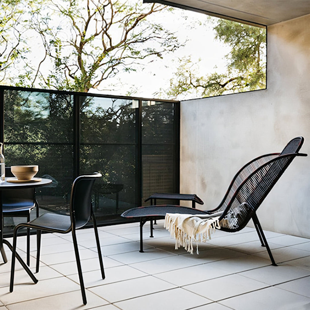 Kaczynski Metal Garden Chair, Outdoor Lounge Chair