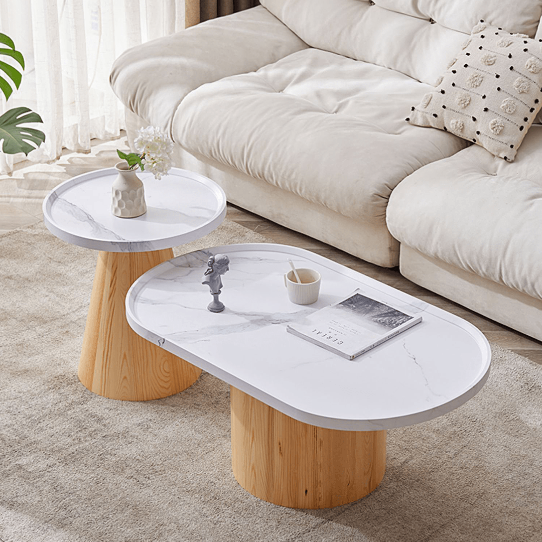 Osric Mid Century Coffee Table Set - Miola