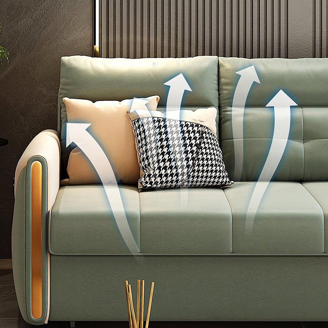 Malhotra L Shape Sofa Bed, Small Corner Sofa Bed - Miola