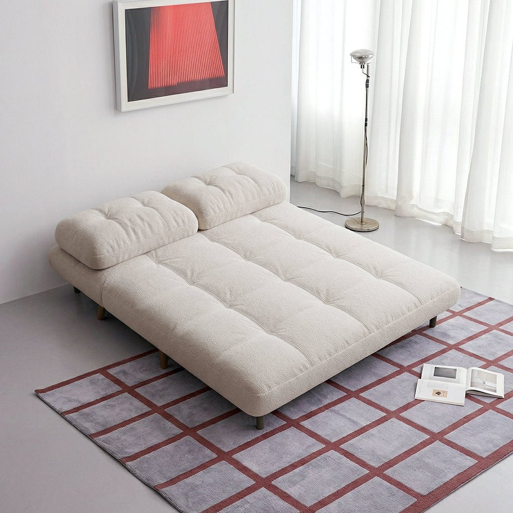 Evans Single Seater, Two Seater Sofa Bed, Velvet - Miola