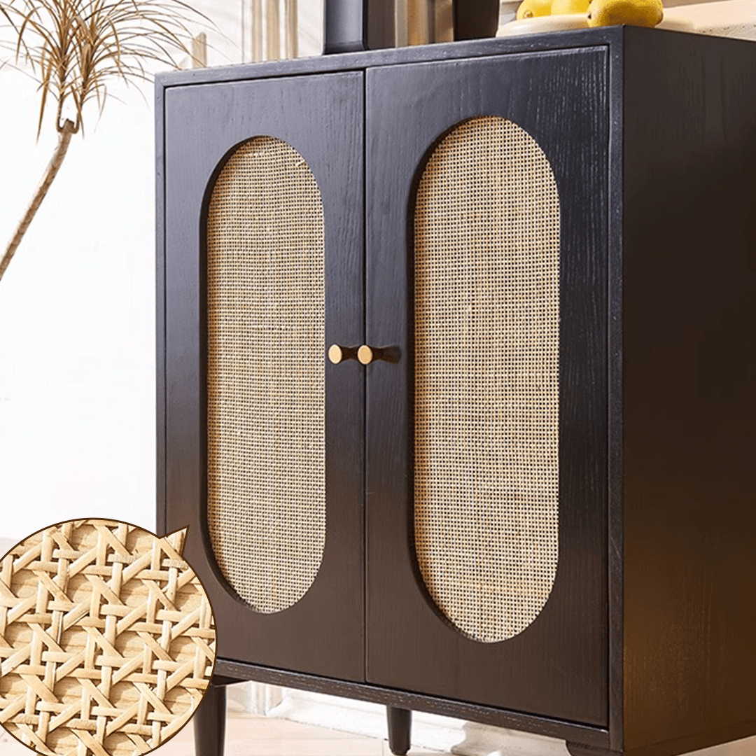 Beatrix Retro Rattan Sideboard - Miola