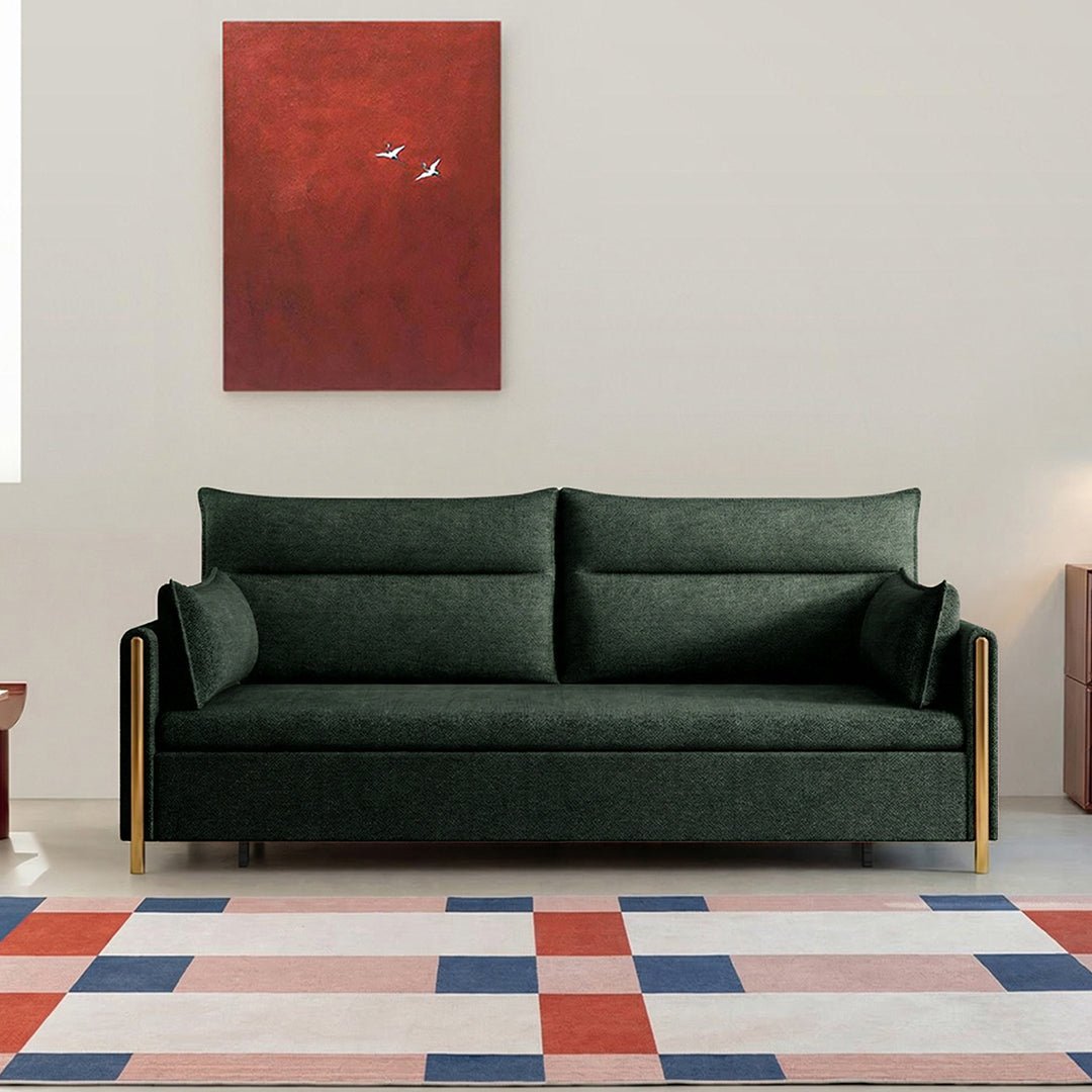 SB122 Two Seater Sofa Bed, Linen - Miola