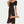 Load image into Gallery viewer, Puff Sleeve Heart Neckline Midi Dress In Black
