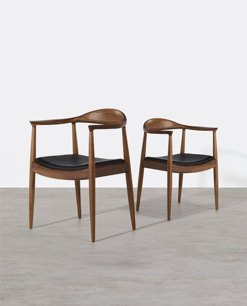 A Set of Classic Kennedy Style Dining Chairs, Oak - Miola