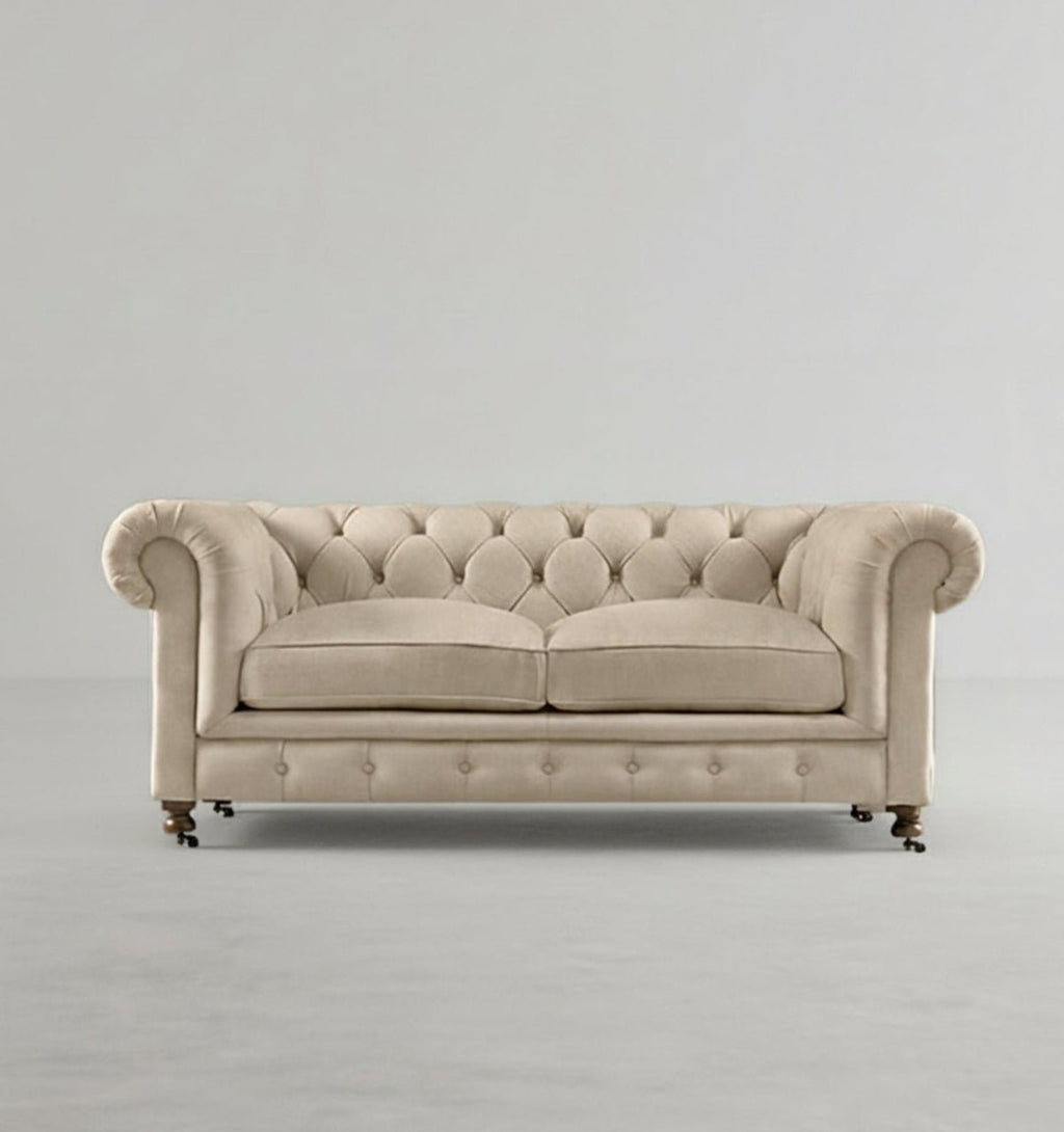 ChicComfort Two Seater Sofa, Velvet - Miola