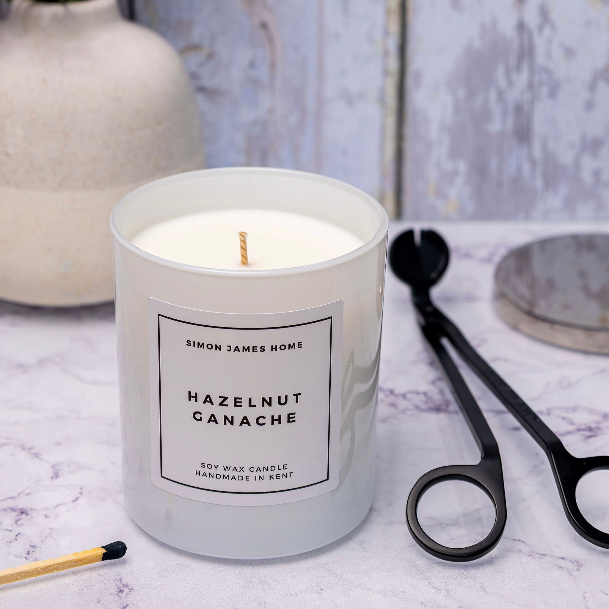 Hazelnut Ganache Candle - Handmade Soy Wax