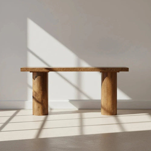 160cm Console Table, Long Rustic Sofa Table Bar Table