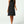 Load image into Gallery viewer, Gold Foil Halter Neck Tie Back Mini Dress In Black
