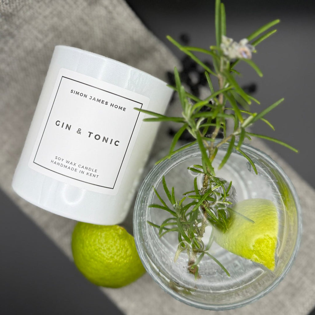Gin & Tonic Candle - Handmade Soy Wax - Miola