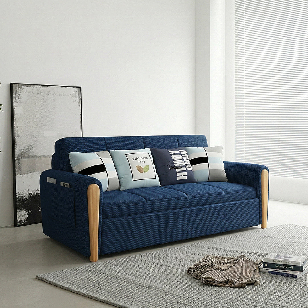 Mavis Two Seater Sofa Bed, Dark Grey - Miola