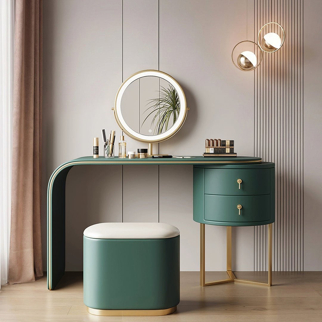 Noorali Dressing Table with Mirror, More Colors Available - Miola