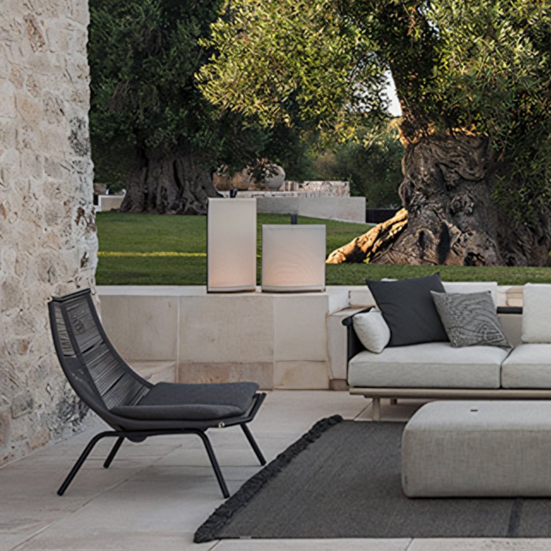 Iqbal Outdoor Lounge Chair With Footstool - Miola