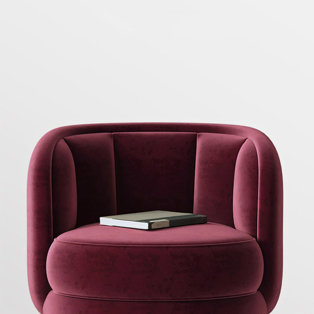 Carver Accent Lounge Chair, Purple - Miola