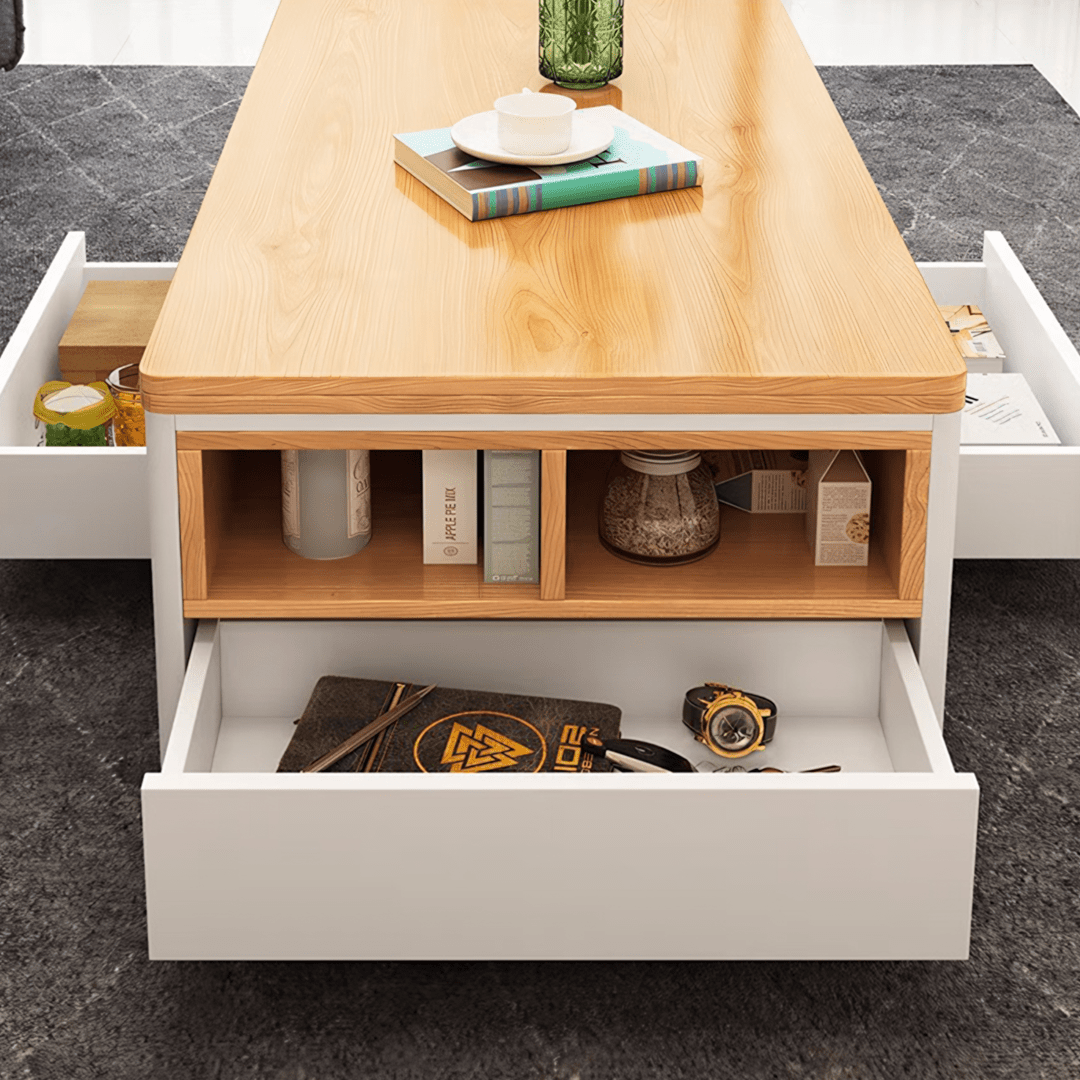 Ruby Lift Top Coffee Table, Multi - Functional Foldable Coffee Table - Miola