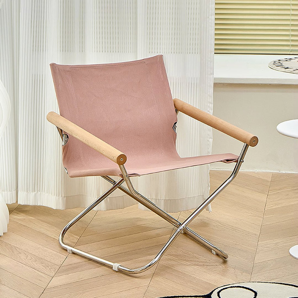 Kato Foldable Armchair, Stainless Steel - Miola