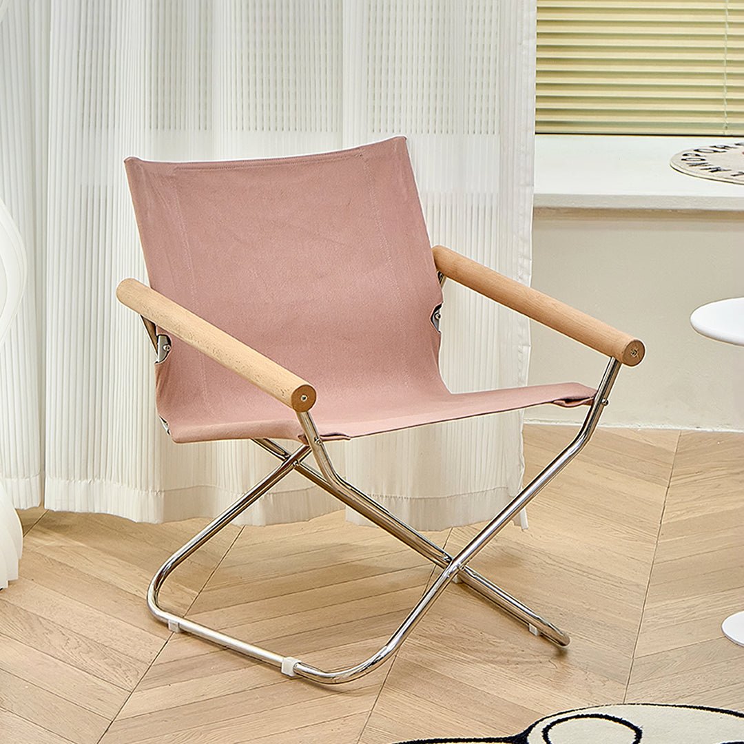 Kato Foldable Armchair, Stainless Steel - Miola