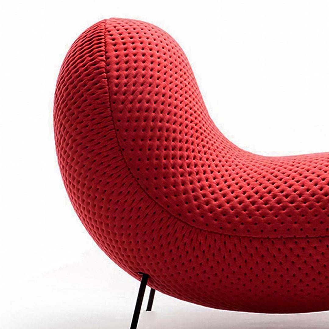 Cruz Easy Chair, Lounge Chair, Red - Miola