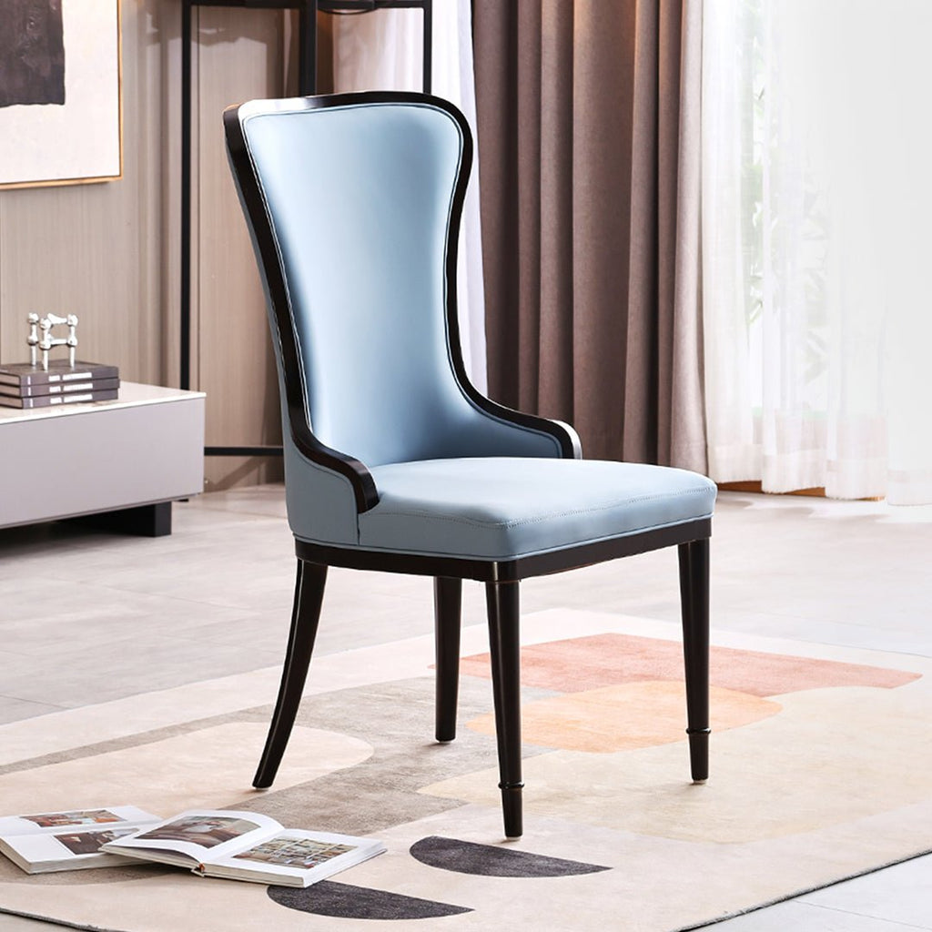 Inoue High Back Dining Chair, Leather - Miola
