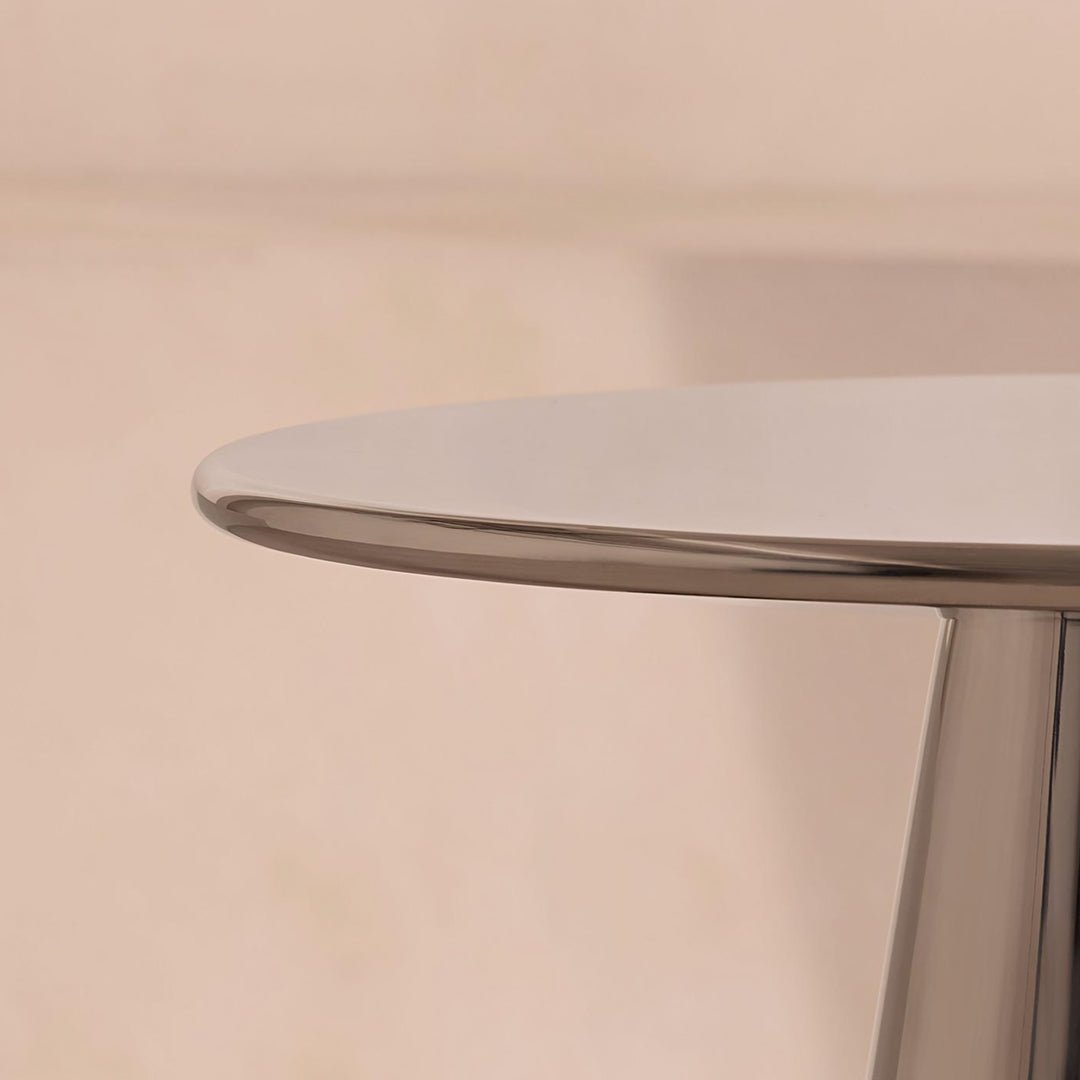Abarca Side Table, Stainless Steel - Miola