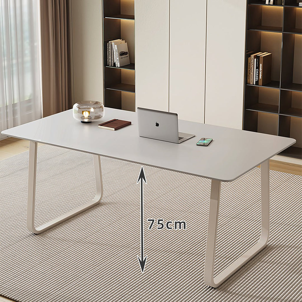 Kwame Office Desk With Office Chair, White - Miola