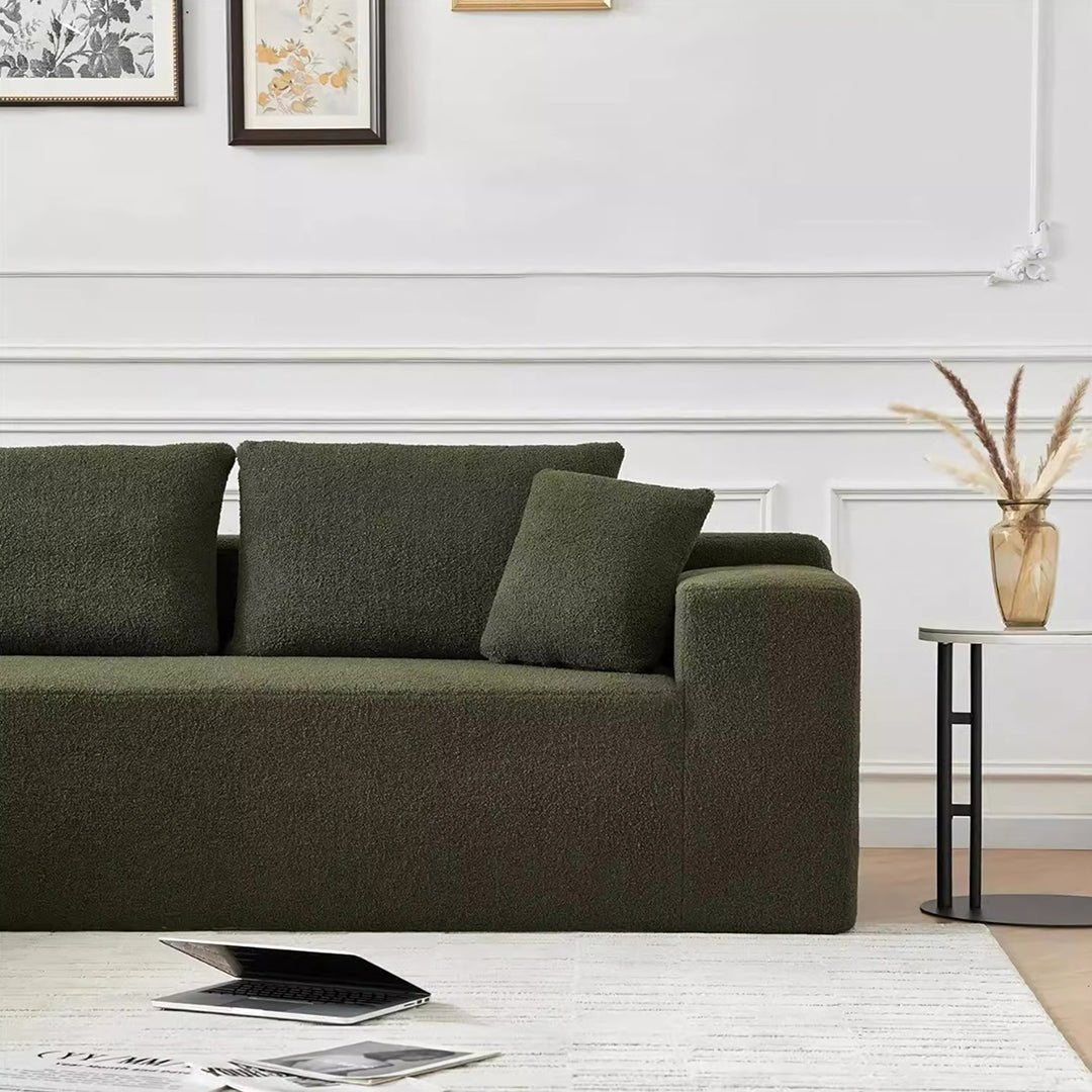 Ortega Modular Sofa Bed, Three Seater Corner Sofa Bed, Boucle - Miola
