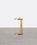 Christo Side Table, Gold - Miola