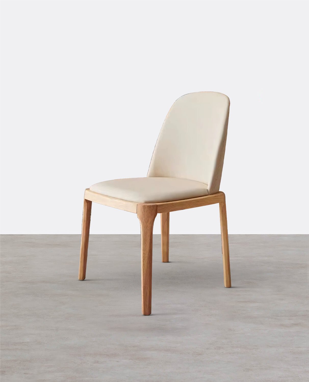 A Set of 2 Sienna Dining Chairs, White - Miola