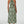 Load image into Gallery viewer, Green &amp; Beige Floral Print Tie Halterneck Maxi Dress

