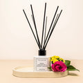 Rose, Geranium & Green Leaves Reed Diffuser - Miola