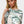 Load image into Gallery viewer, Green Leaf Print Tassel Scarf In White
