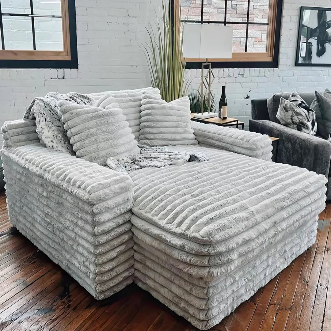 Echeverría Bean Bag Sofa, Day Bed Chaise, Armchair, Corduroy - Miola