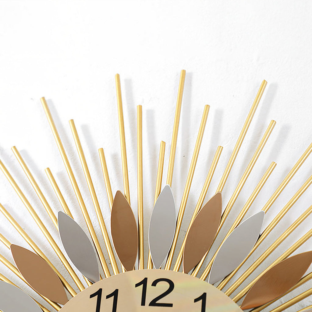 Round Art Deco Wall Clock