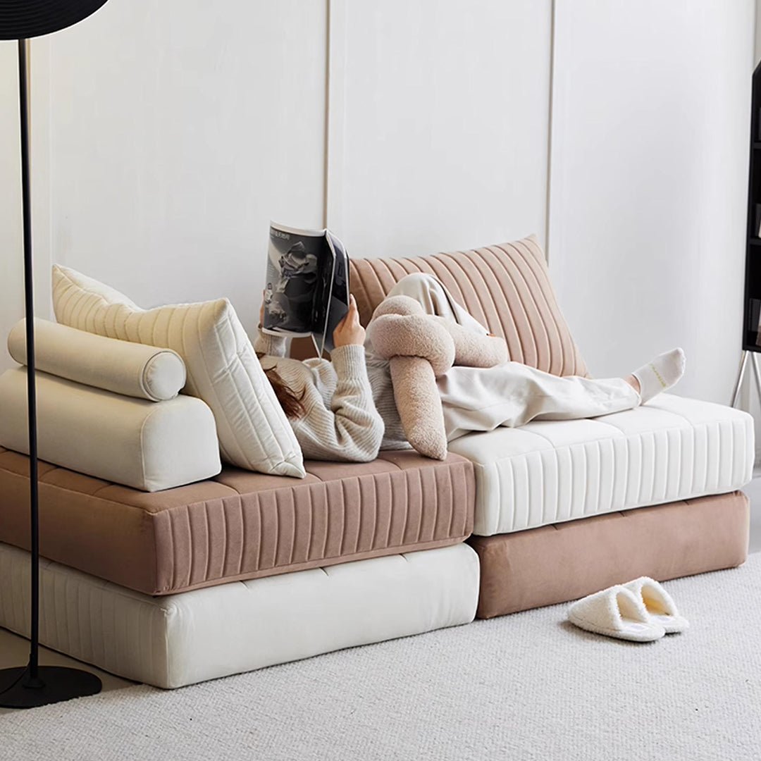 Thorne Lazy Sofa Bed, Single Sofa Bed, Leathaire - Miola