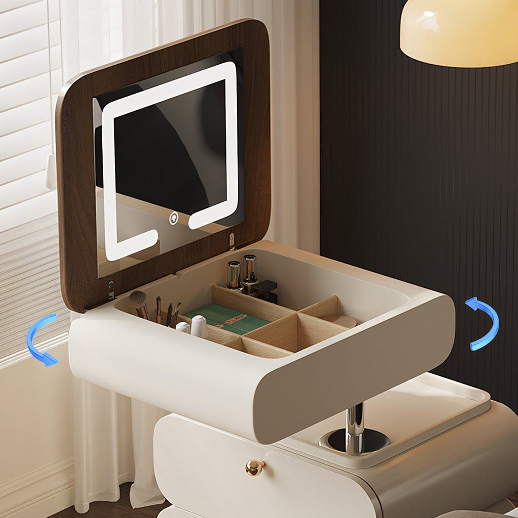 Collins Lift - Up Rotable Dressing Table, Bedside Table - Miola