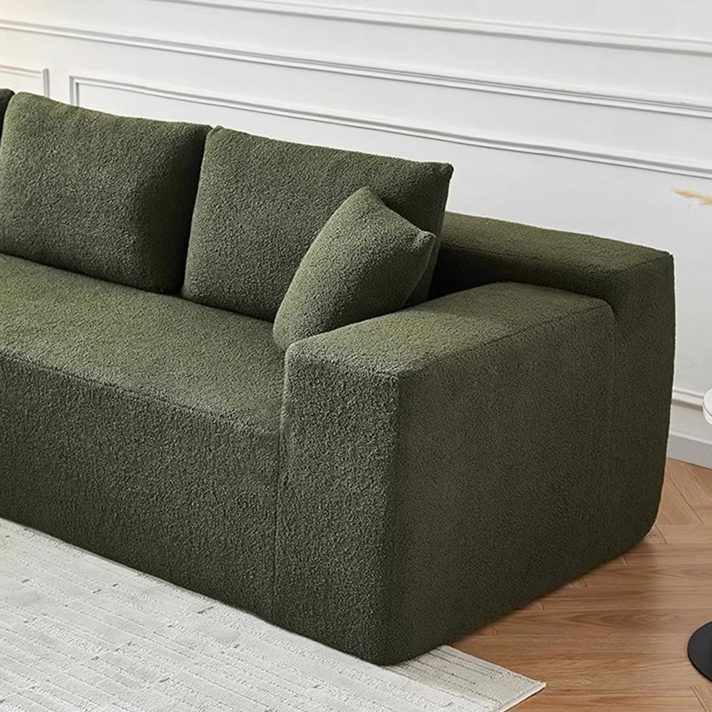 Ortega Modular Sofa Bed, Three Seater Corner Sofa Bed, Boucle - Miola