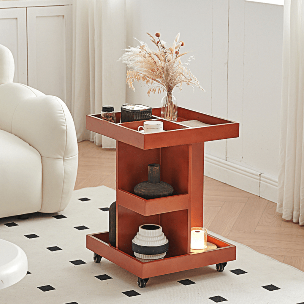 Cassandra Narrow Side Table, Black - Miola