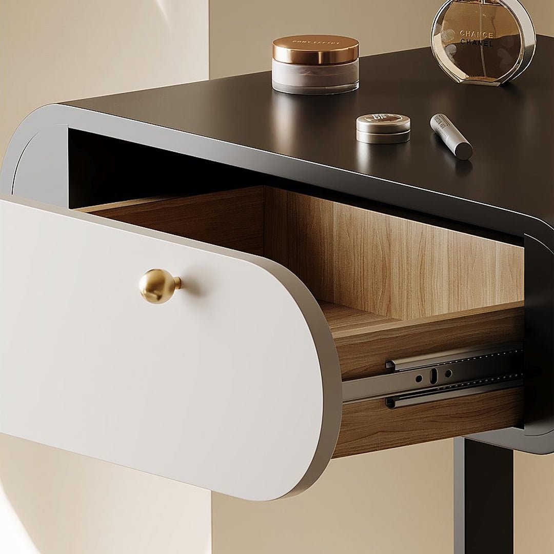 Suzuki Small Dressing Table With Mirror, Slimline Dressing Table - Miola